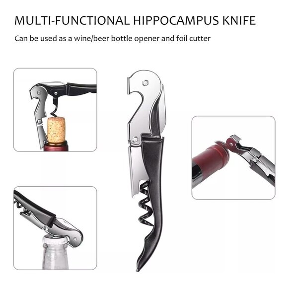 Deluxe Gift Set Wine Aerator Accessories Kit - Aerator Decanter, Corkscrew, More - Picture 5 of 7